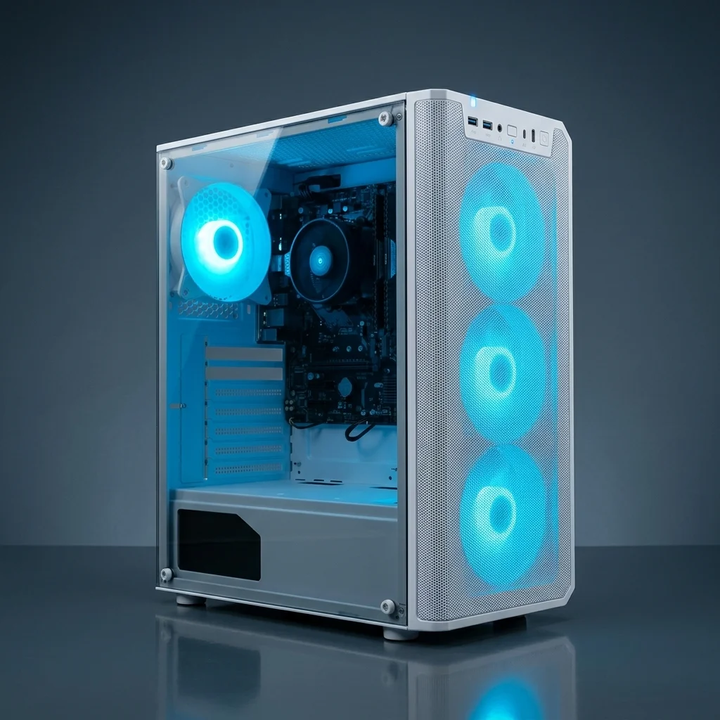 Ensamble Mesh RGB White